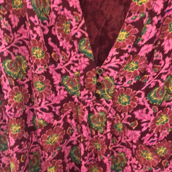 Free People NWT ($108 retail!) Olivia Printed Tunic Top/Dress 🌺 - Picture 4 of 10